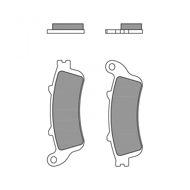 Тормозные колодки Brembo 07HO52SP