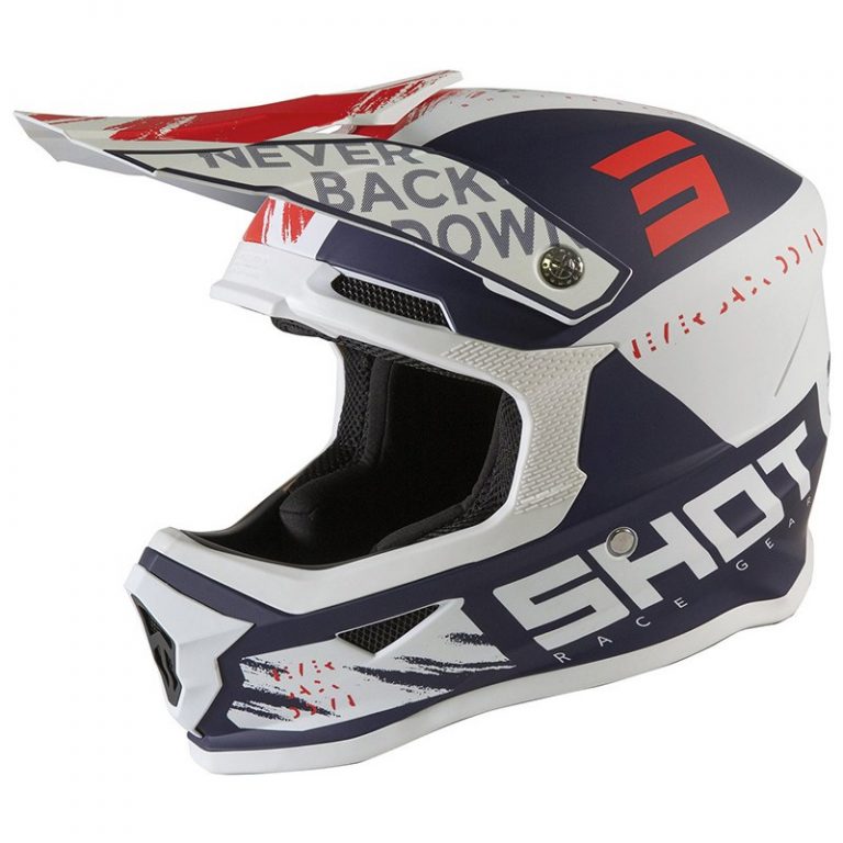 Шлем Shot Racing Furious Draw Kids Blue/Red