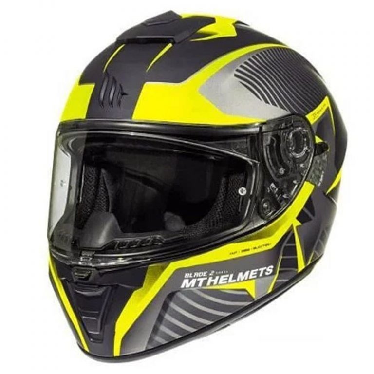 Шлем MT Blade 2 SV Blaster Black/Yellow