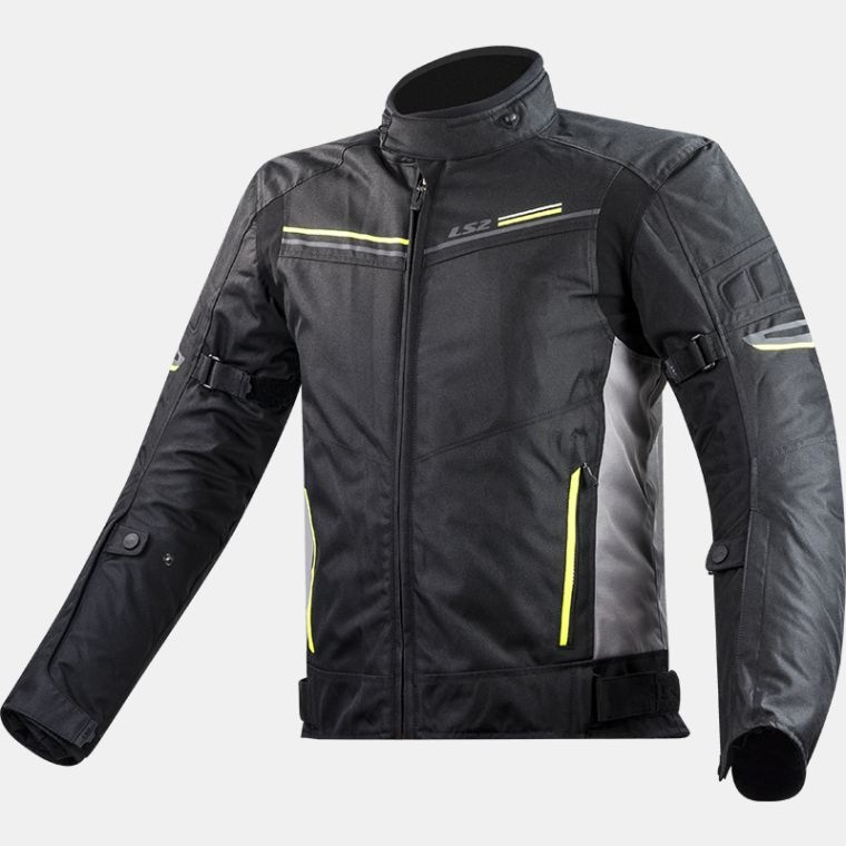 Мотокуртка LS2 SHADOW MAN JACKET KHAKI BLACK H-V ORANGE