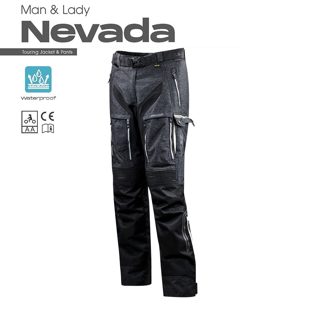 Мотоштаны LS2 NEVADA LADY PANT BLACK DARK GREY