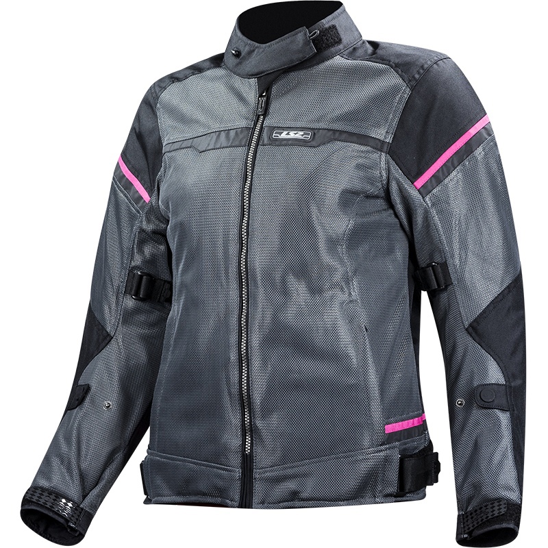 Мотокуртка LS2 RIVA LADY JACKET BLACK DARK GREY PINK