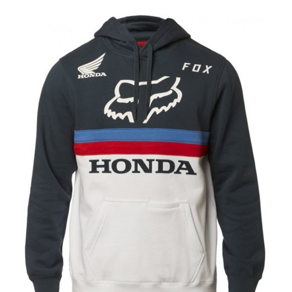 Толстовка FOX HONDA PULLOVER FLEECE [NAVY WHITE]