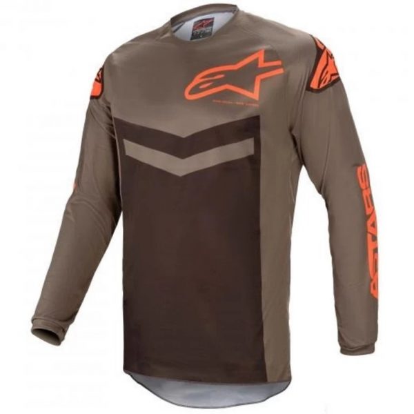 Джерси Alpinestars FLUID SPEED dark grey/orange