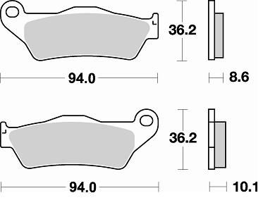 Тормозные колодки Braking 794SM1