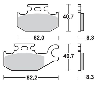 Тормозные колодки Braking 935CM44