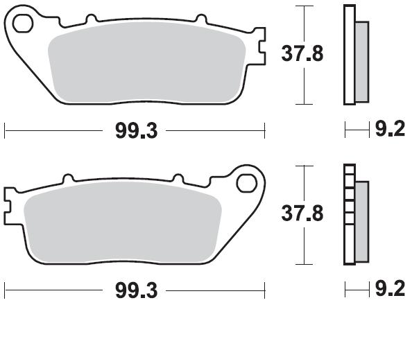 Тормозные колодки Braking 942CM56