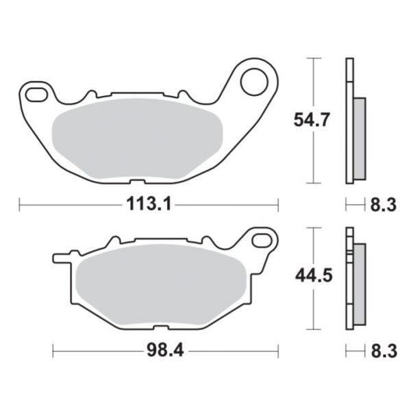 Тормозные колодки Braking 968CM55
