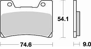 Тормозные колодки Braking 729SM1