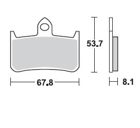 Тормозные колодки Braking 756CM55