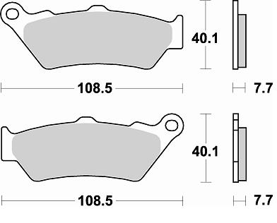 Тормозные колодки Braking 780CM56