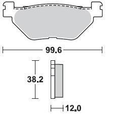 Тормозные колодки Braking 868SM1