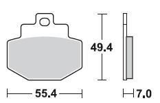 Тормозные колодки Braking 871SM1