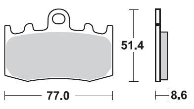 Тормозные колодки Braking 892SM1