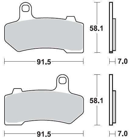 Тормозные колодки Braking 934CM77