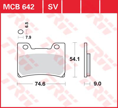 Тормозные колодки TRW Lucas MCB642SV Sale