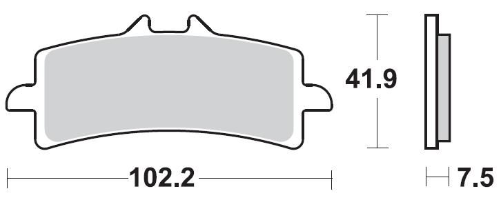 Тормозные колодки Braking P1R930