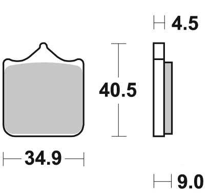 Тормозные колодки Braking P1R947