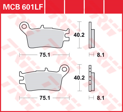 Тормозные колодки TRW Lucas MCB601 Sale