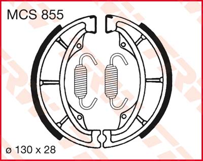 Тормозные колодки TRW Lucas MCS855