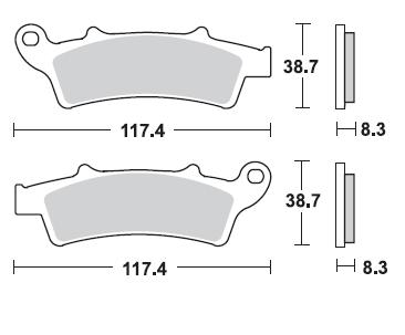 Тормозные колодки Braking 853SM1