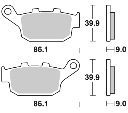 Тормозные колодки Braking 956CM56