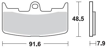 Тормозные колодки Braking 895CM55