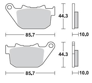 Тормозные колодки Braking 901CM88