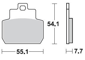 Тормозные колодки Braking 909SM1