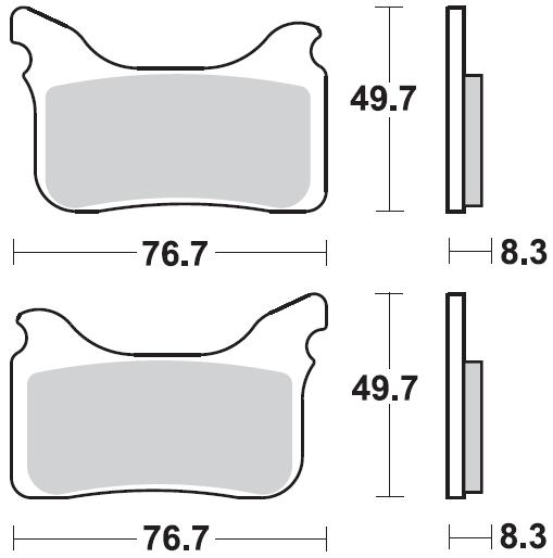 Тормозные колодки Braking 931CM55