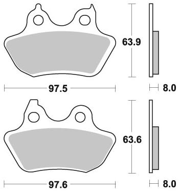 Тормозные колодки Braking 951SM1