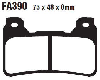 Тормозные колодки EBC FA390HH
