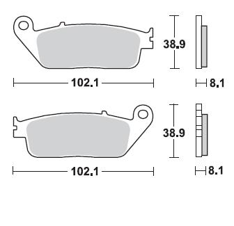 Тормозные колодки Braking 716CM55