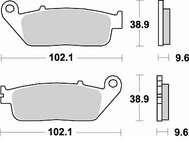 Тормозные колодки Braking 720SM1