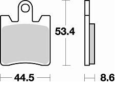Тормозные колодки Braking 830SM1