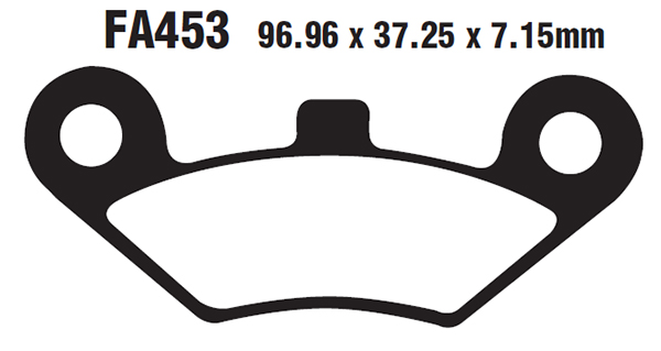 Тормозные колодки EBC FA453TT