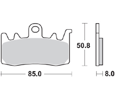 Тормозные колодки Braking 960CM55