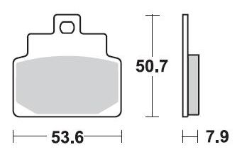 Тормозные колодки Braking 842SM1