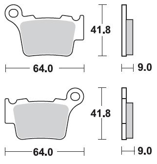 Тормозные колодки Braking 891CM44