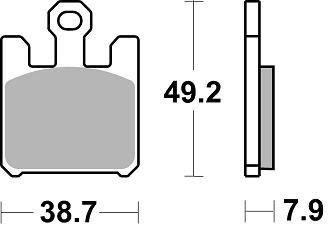 Тормозные колодки Braking 893CM66