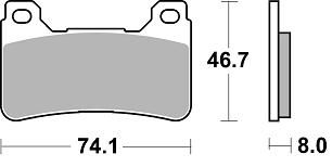 Тормозные колодки Braking 899CM55