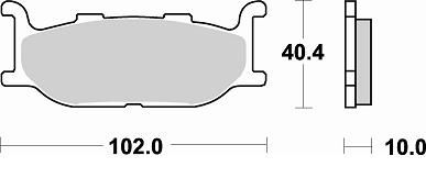 Тормозные колодки Braking 750SM1