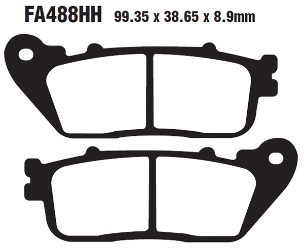 Тормозные колодки EBC FA488HH