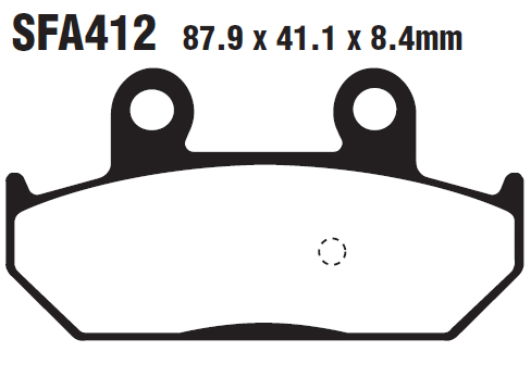 Тормозные колодки EBC SFA412HH