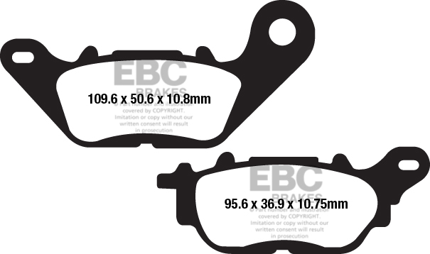 Тормозные колодки EBC FA662V