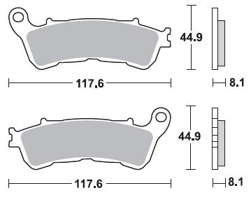 Тормозные колодки Braking 910CM55