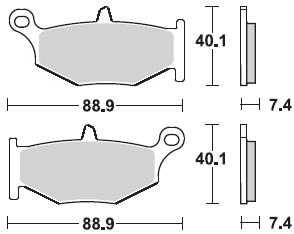 Тормозные колодки Braking 924SM1