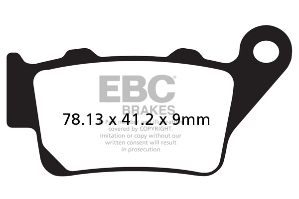 Тормозные колодки EBC FA208R
