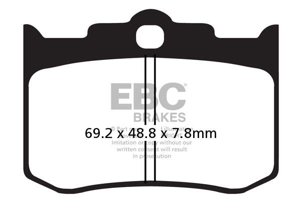Тормозные колодки EBC FA216/3V