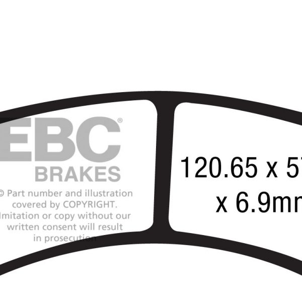 Тормозные колодки EBC FA452R